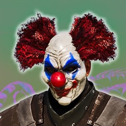 Clown Mask Custom Cosmetic
